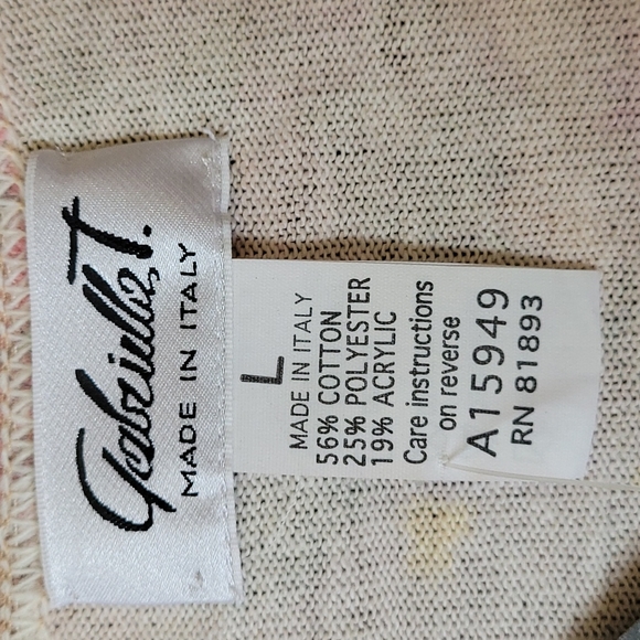 SALE!! Beautiful Italian Made Sweater NWT Sz L - Picture 4 of 13